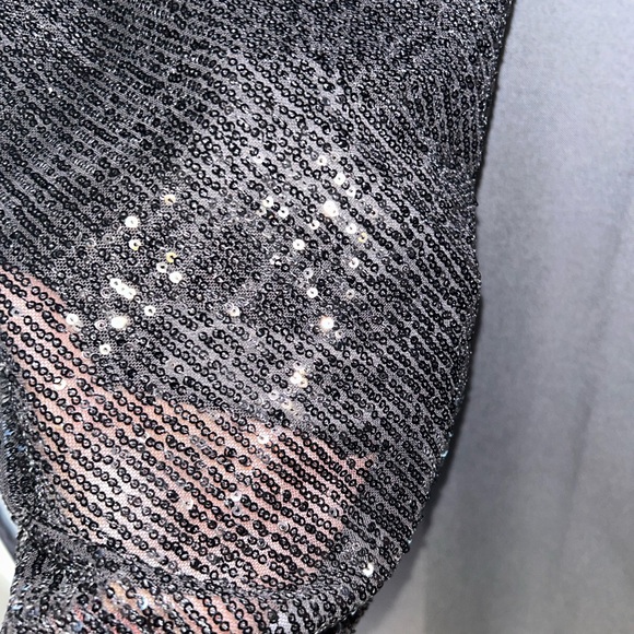 BCBG Paris Women's Sequin Slip on lined Dress NWT Size Large (12-14) 😍 🤩 - Picture 12 of 13